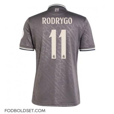 Real Madrid Rodrygo Goes #11 Tredjetrøje 2024-25 Kortærmet Real Madrid Rodrygo Goes #11 Tredjetrøje 2024-25 Kortærmet
